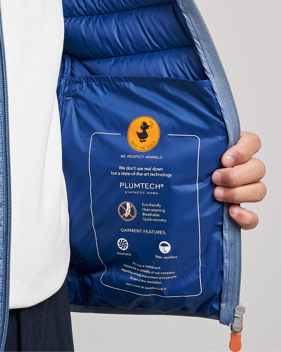 Mies | Takit | Save The Duck | Donald Lightweight Padded Hooded Jacket Stone Blue