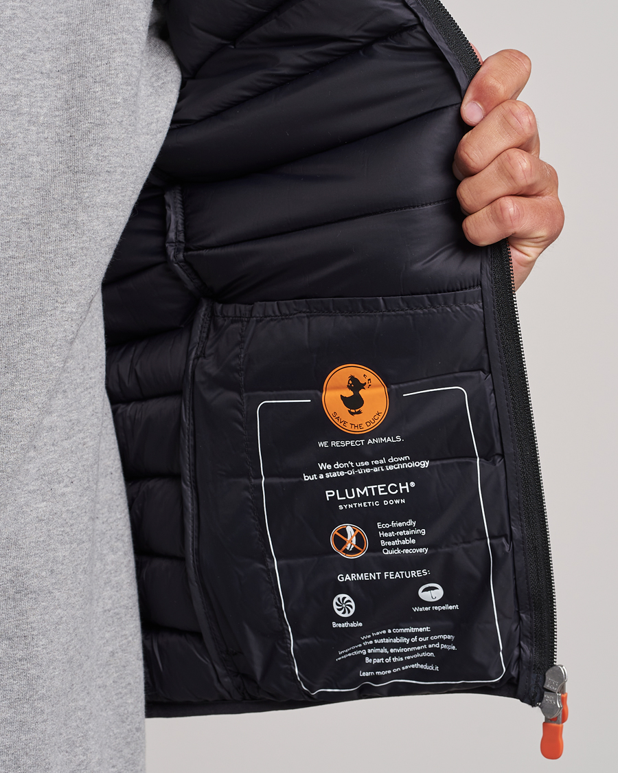 Mies | Takit | Save The Duck | Adam Lightweight Padded Vest Black