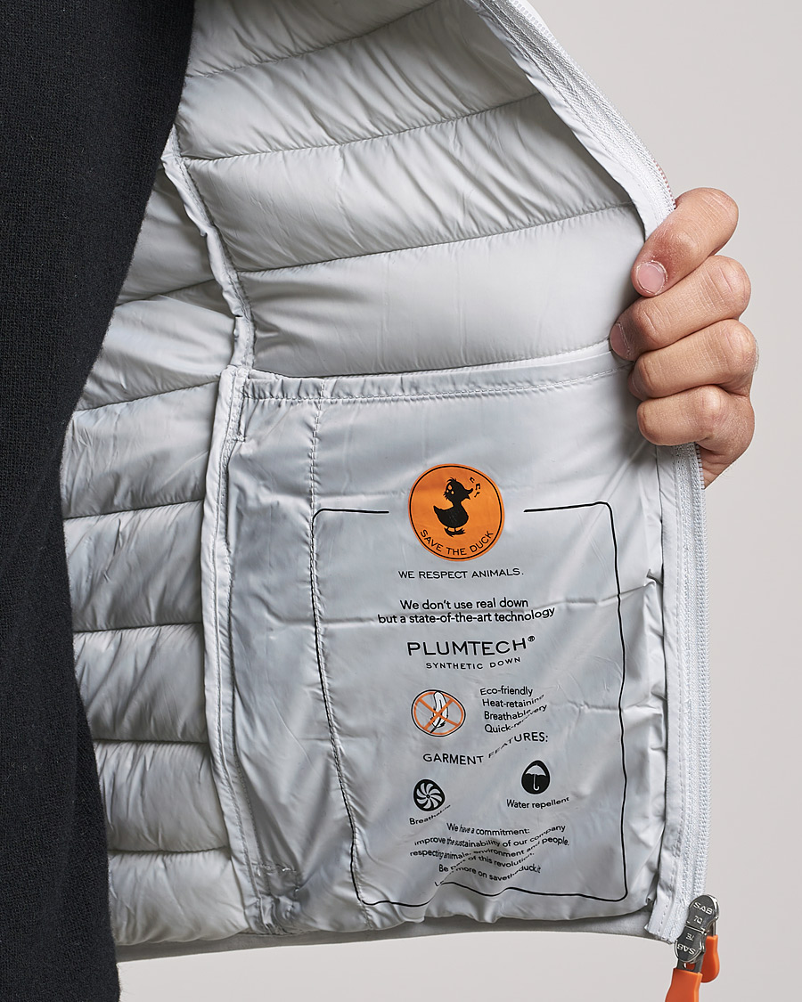 Mies | Takit | Save The Duck | Adam Lightweight Padded Vest Frozen Grey