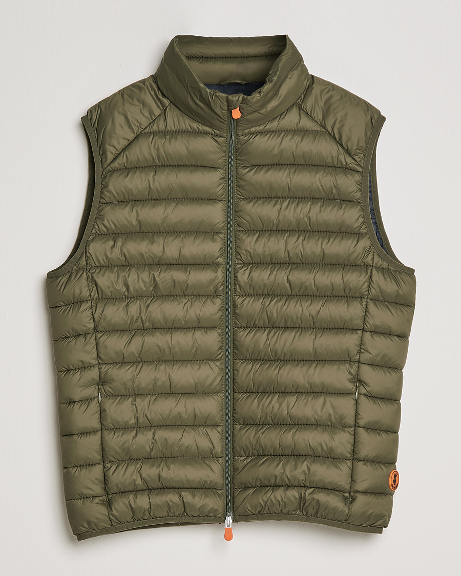 Mies | Takit | Save The Duck | Adam Lightweight Padded Vest Laurel Green
