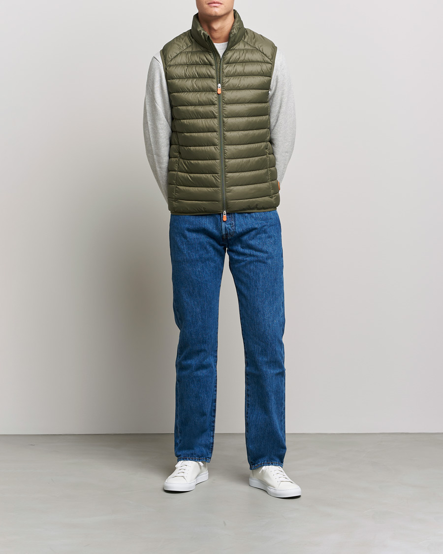 Mies | Takit | Save The Duck | Adam Lightweight Padded Vest Laurel Green