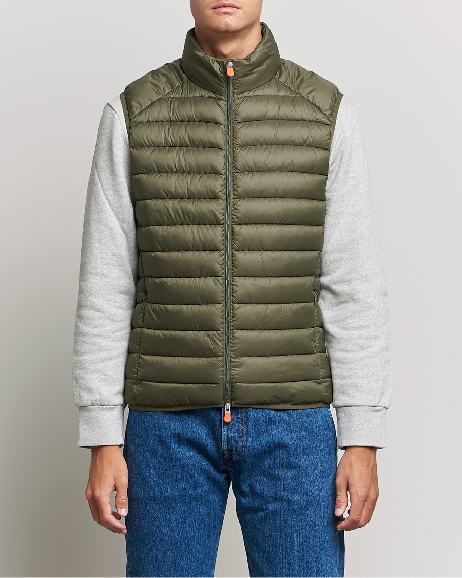 Mies | Takit | Save The Duck | Adam Lightweight Padded Vest Laurel Green