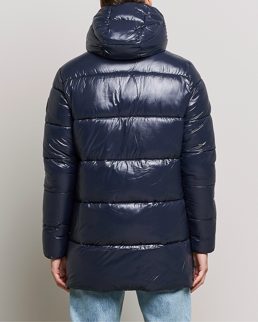 Mies | Takit | Save The Duck | Christian Long Padded Puffer Jacket Blue Black