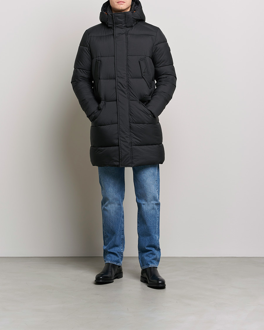 Mies | Takit | Save The Duck | Jeremy Crinkle Nylon Parka Black
