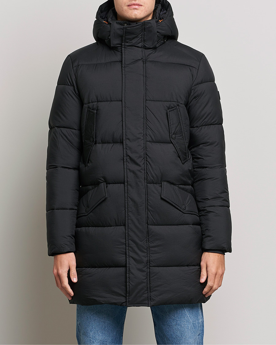Mies | Save The Duck | Save The Duck | Jeremy Crinkle Nylon Parka Black