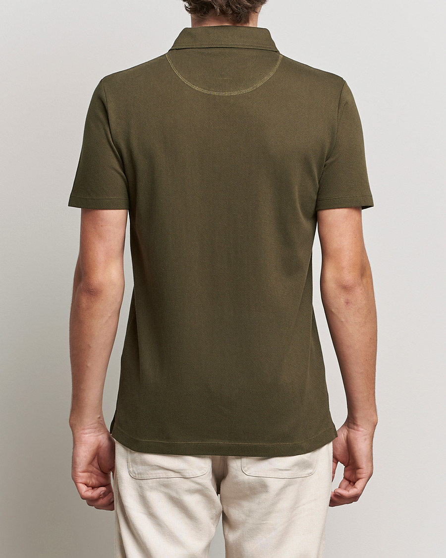 Mies | Pikeet | Sunspel | Riviera Polo Shirt Dark Moss
