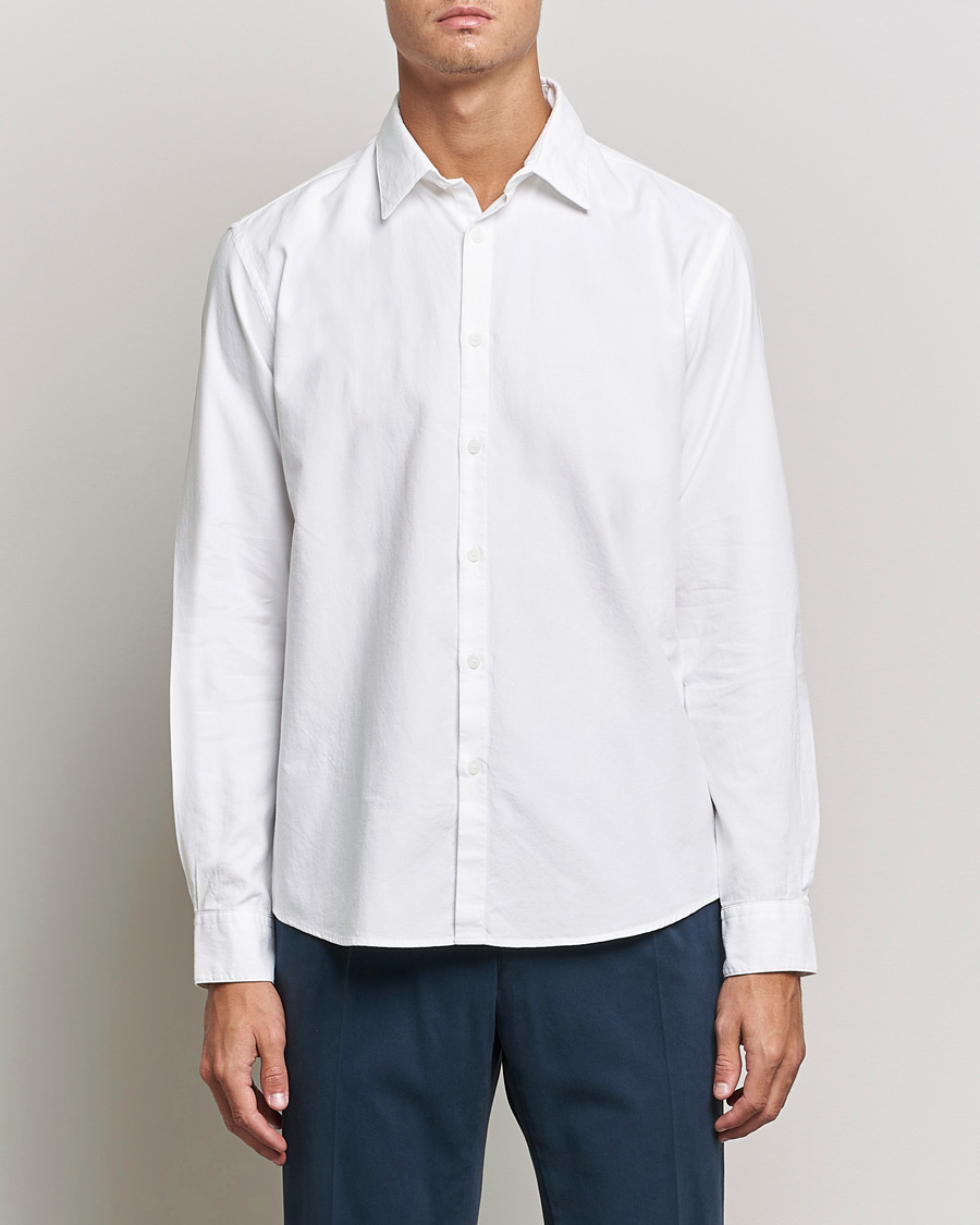 Mies |  | Sunspel | Casual Oxford Shirt White