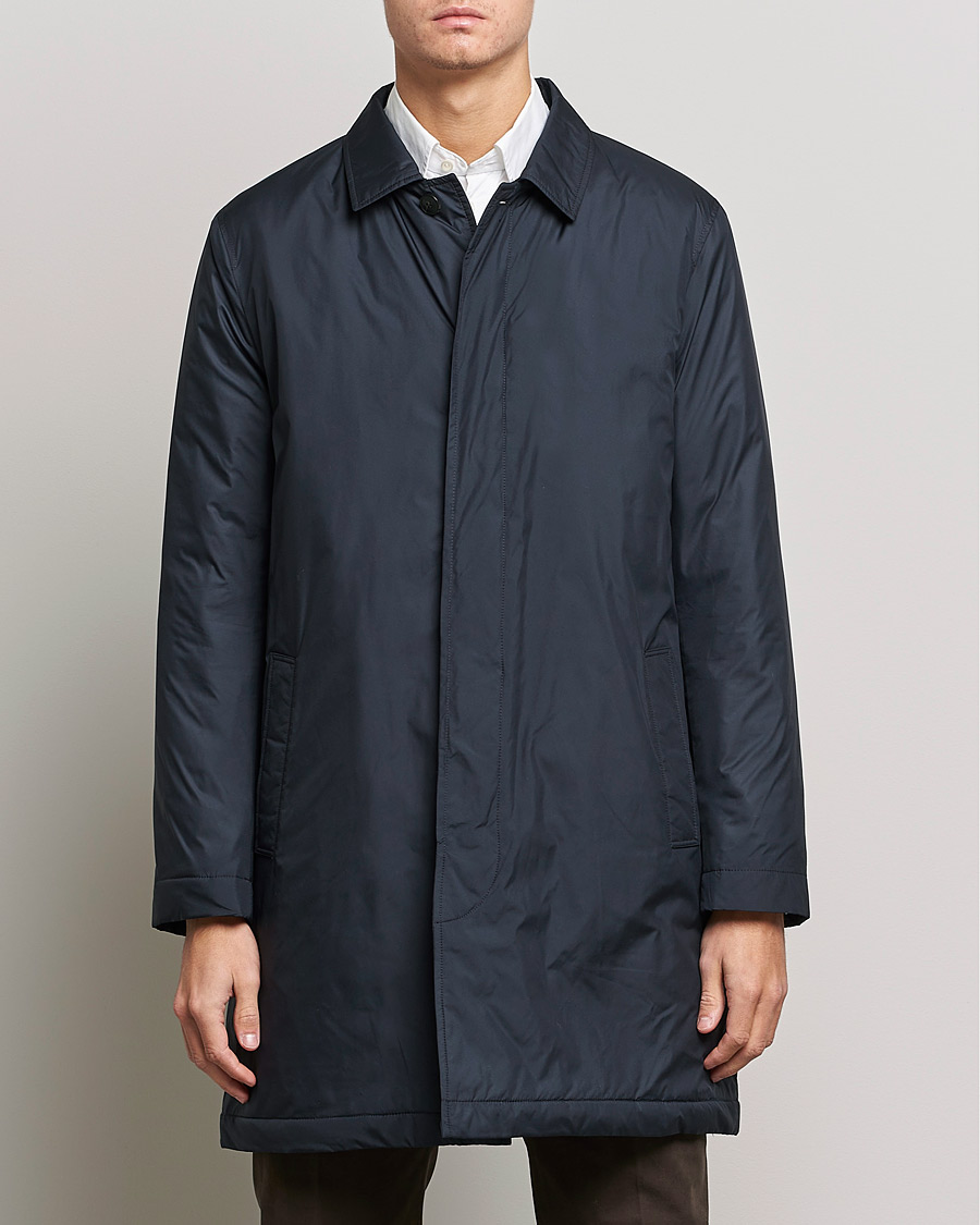 Mies | Takit | Sunspel | Recycled Polyester Padded Coat Navy