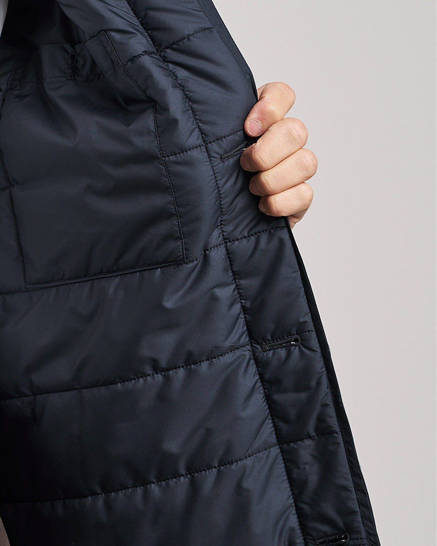 Mies | Takit | Sunspel | Recycled Polyester Padded Coat Navy