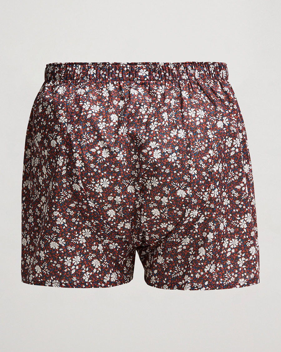 Mies | Alusvaatteet | Sunspel | Liberty Printed Cotton Boxer Shorts Red