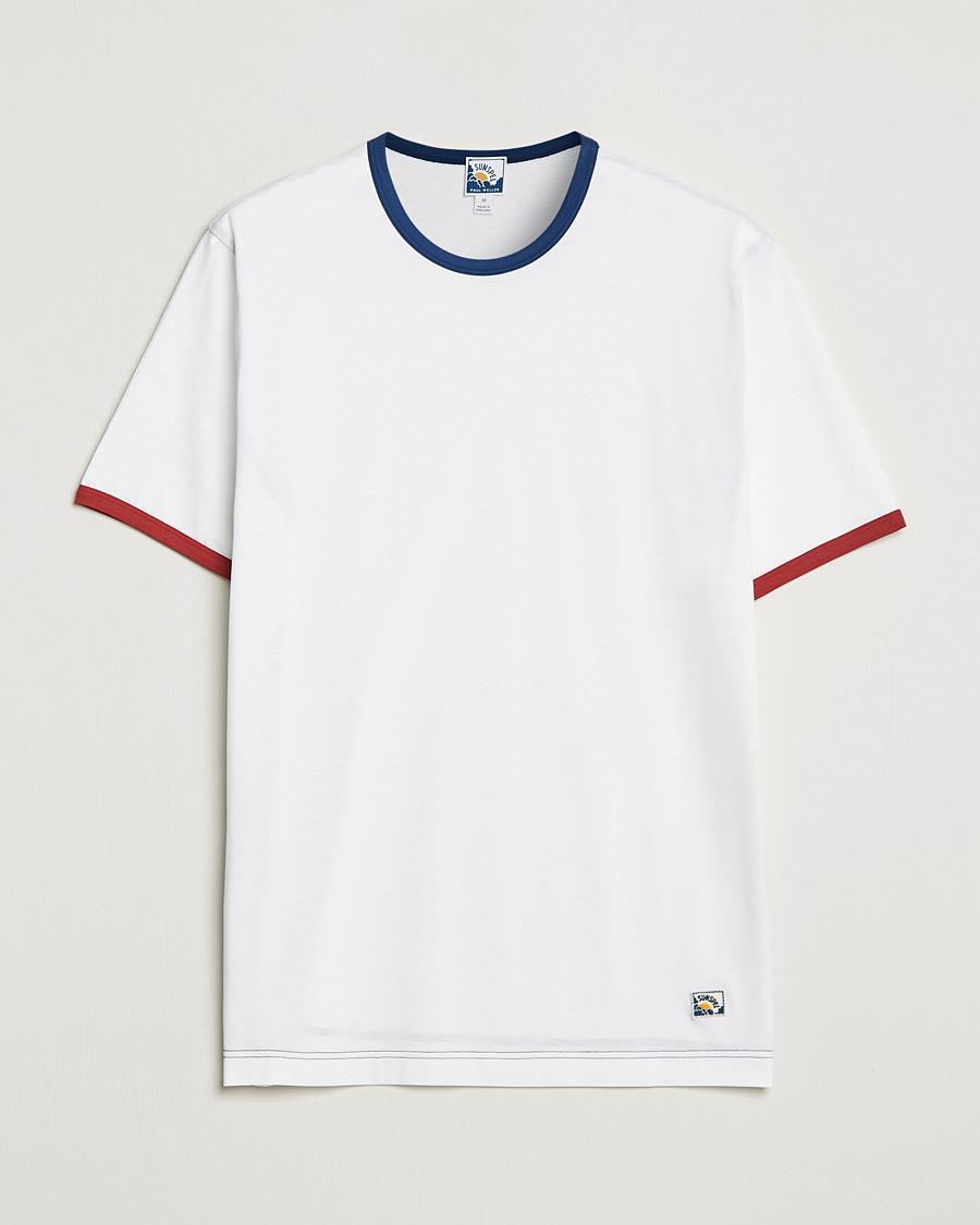 Mies | T-paidat | Sunspel | Paul Weller Supima Cotton T-Shirt White