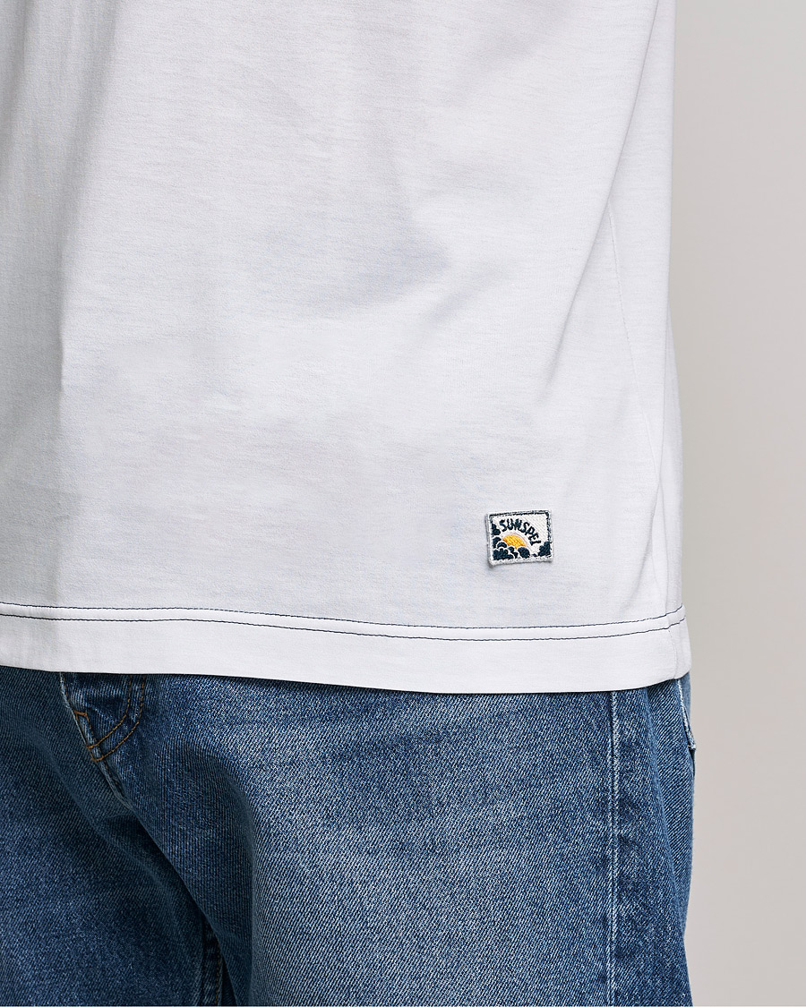 Mies | T-paidat | Sunspel | Paul Weller Supima Cotton T-Shirt White