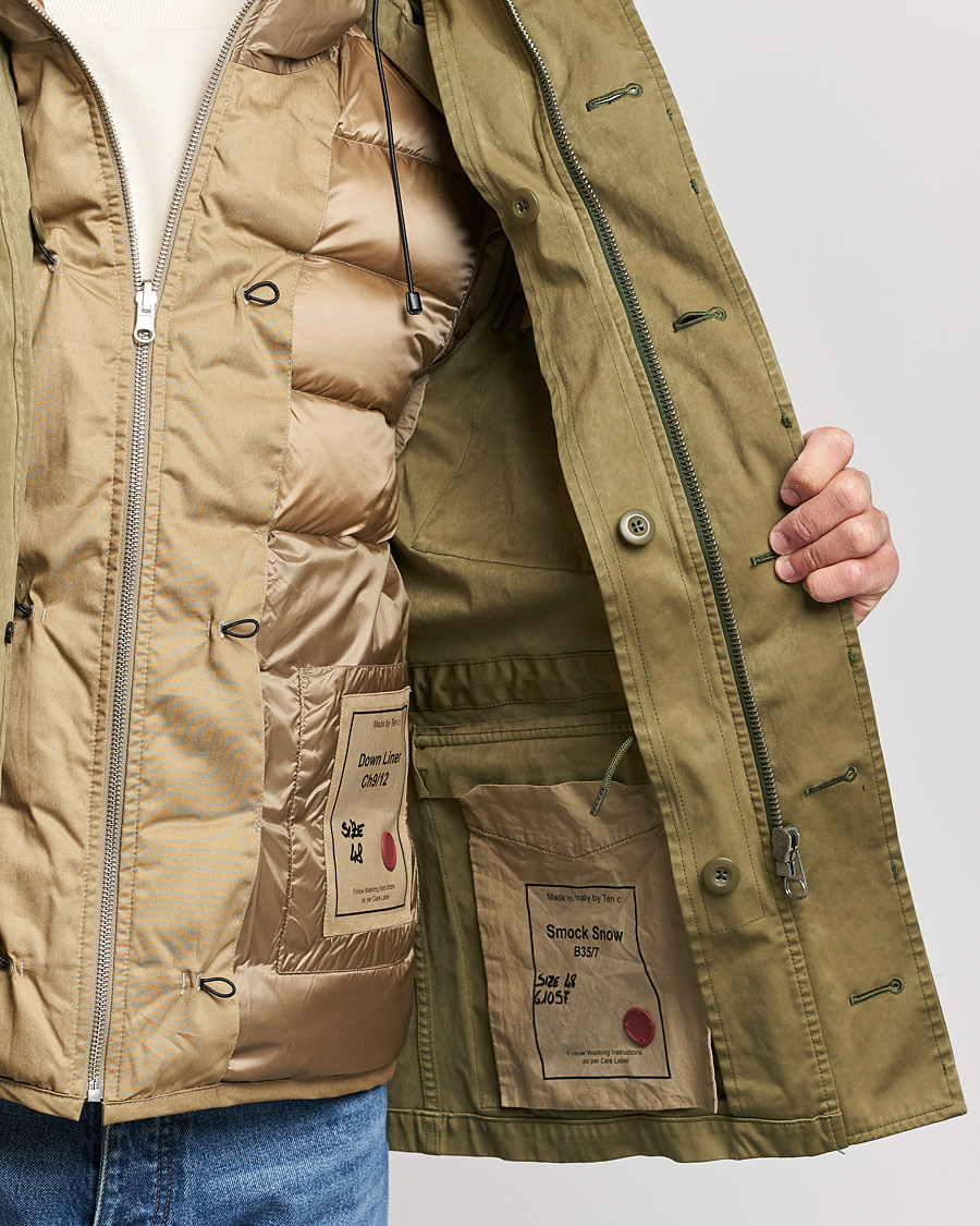 Mies | Takit | Ten c | Smok Snow OJJ Hooded Field Jacket Olive