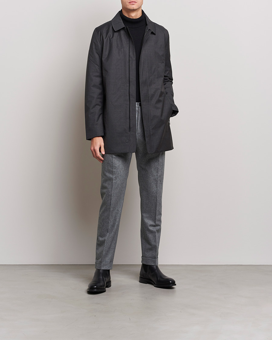Mies | Takit | UBR | Regulator Coat Savile Grey Wool
