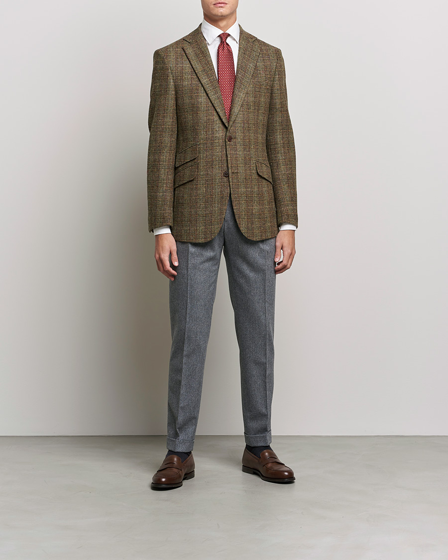 Mies | Pikkutakit | Walker Slater | Edward Wool Donegal Blazer Green