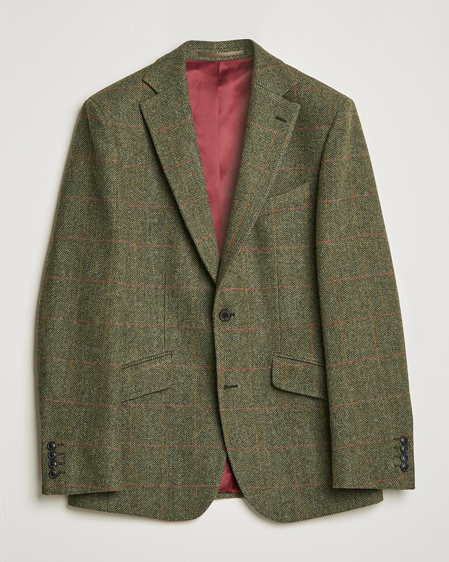 Mies | Pikkutakit | Walker Slater | Edward Lambswool Tweed Blazer Green