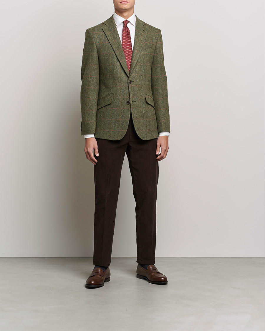 Mies | Pikkutakit | Walker Slater | Edward Lambswool Tweed Blazer Green