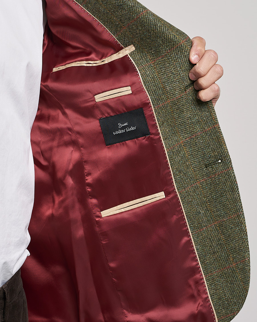 Mies | Pikkutakit | Walker Slater | Edward Lambswool Tweed Blazer Green