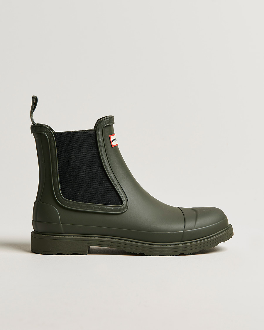 Mies | Kalossit & Kumisaappaat | Hunter Boots | Commando Chelsea Boot Dark Olive