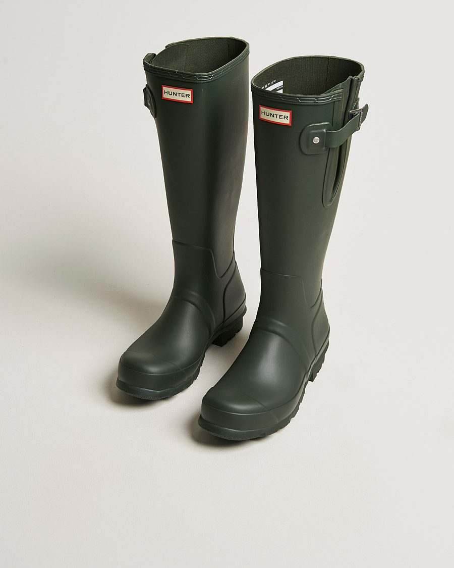 Mies |  | Hunter Boots | Original Tall Side Adjustable Boot Dark Olive