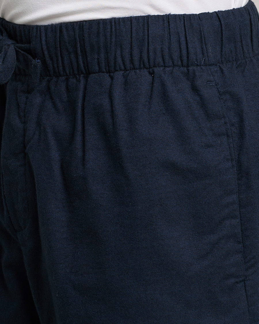 Mies | Yöpuvut ja kylpytakit | Tekla | Flannel Pyjama Pants Midnight Blue