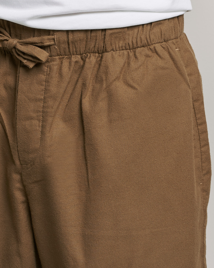 Mies | Yöpuvut ja kylpytakit | Tekla | Flannel Pyjama Pants Moss