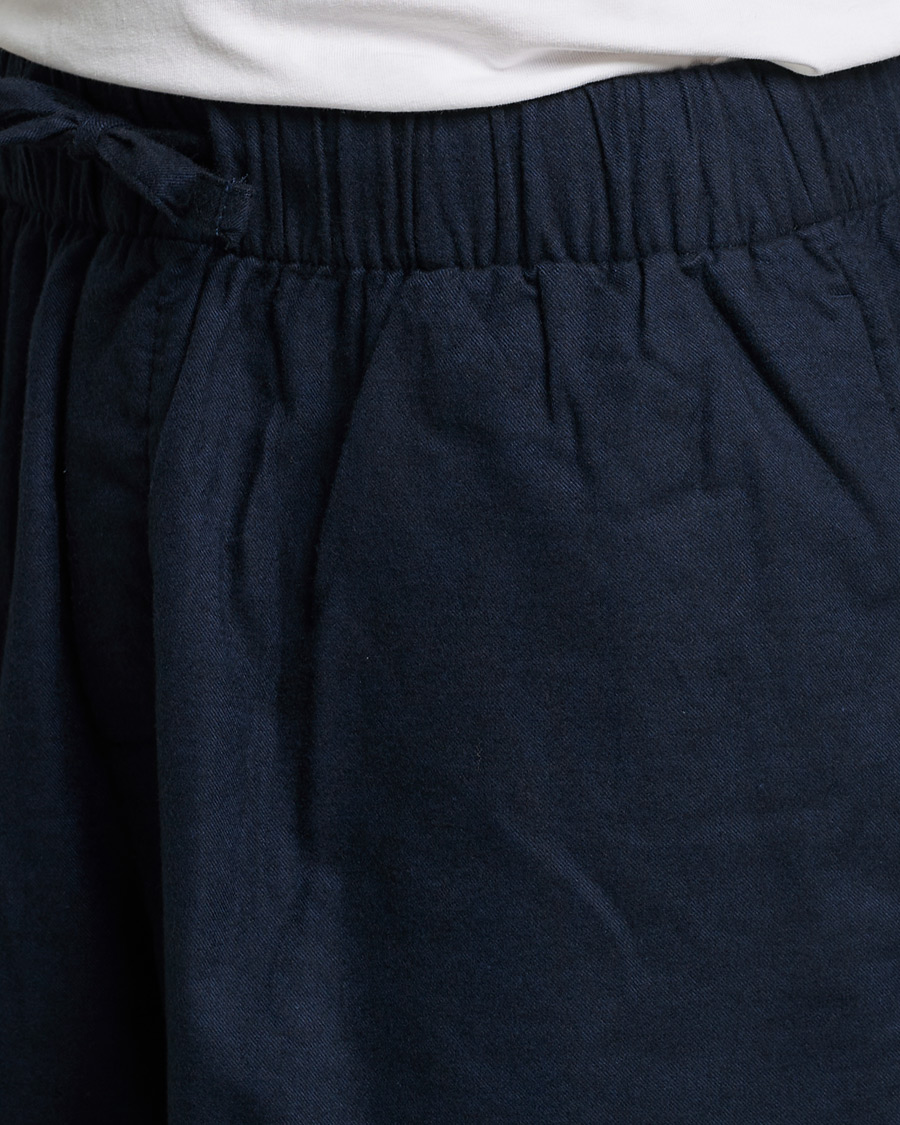 Mies | Yöpuvut ja kylpytakit | Tekla | Flannel Pyjama Shorts Midnight Blue