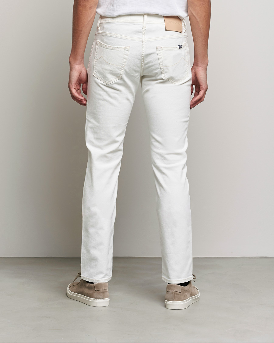 Mies | Farkut | Jacob Cohën | Nick Bio Cotton Slim Fit Jeans Off White