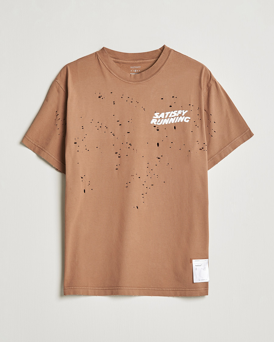 Mies | T-paidat | Satisfy | MothTech Distressed T-Shirt Thrush