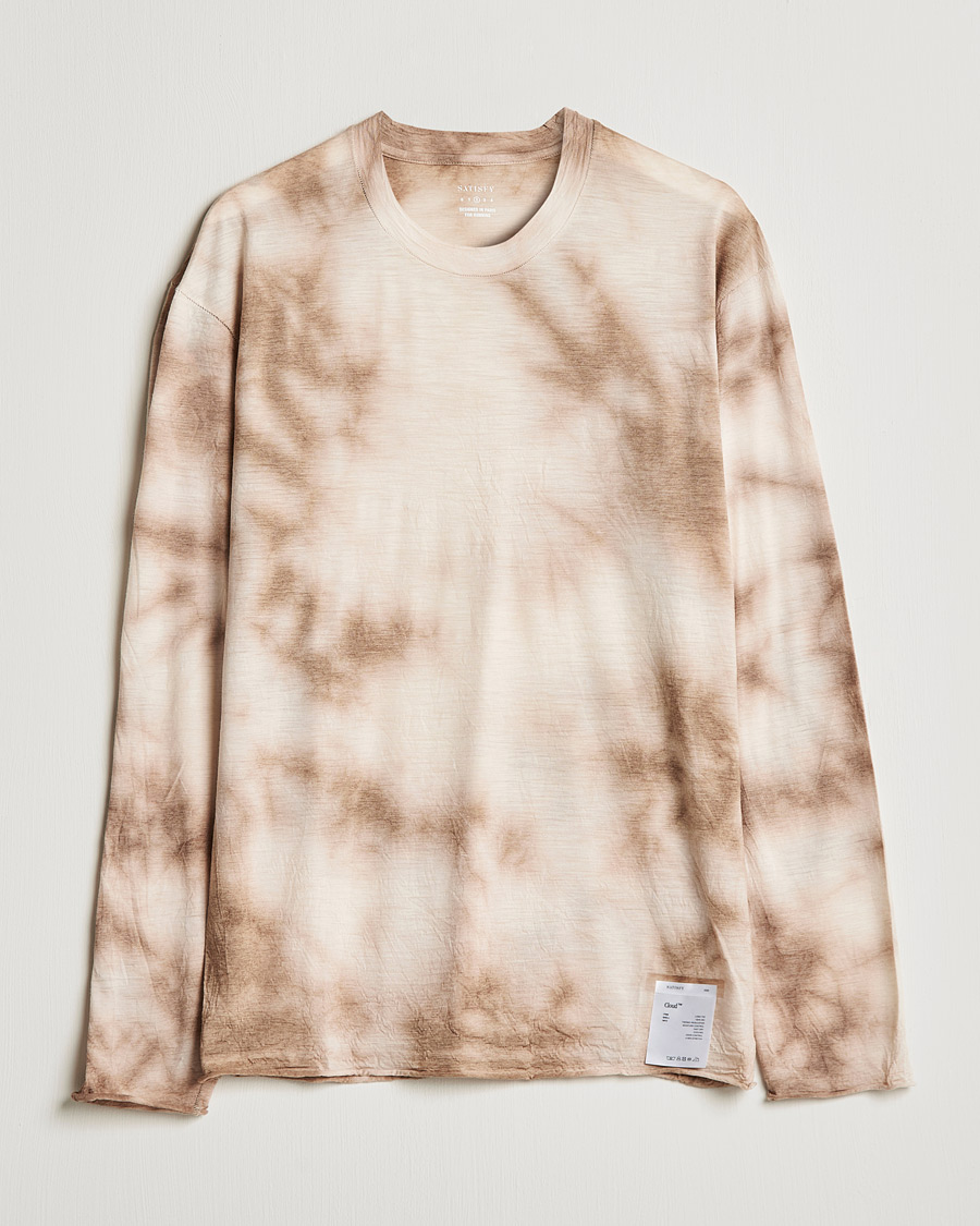 Mies | T-paidat | Satisfy | CloudMerino Long Sleeve T-Shirt Thrush Batik