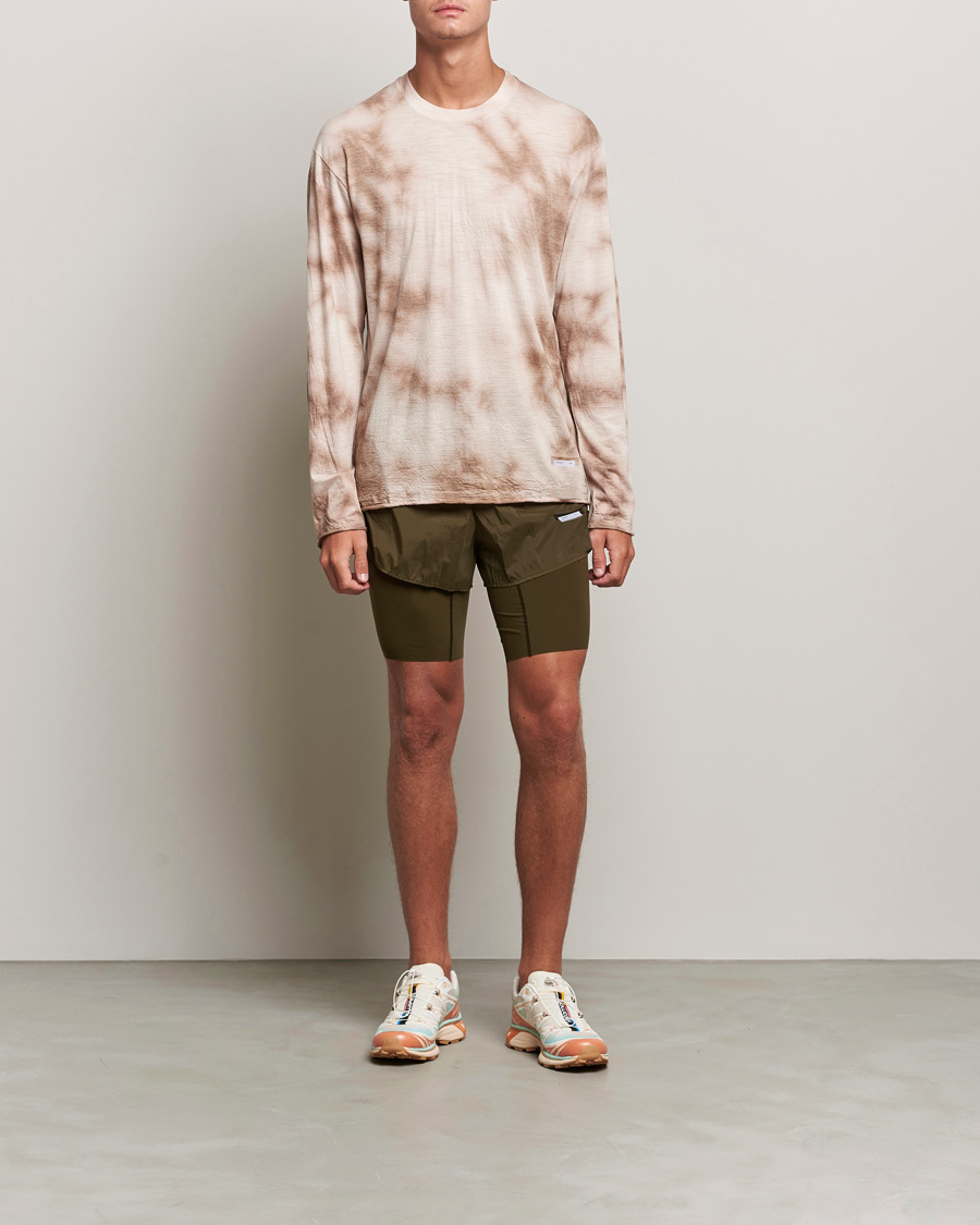 Mies | T-paidat | Satisfy | CloudMerino Long Sleeve T-Shirt Thrush Batik