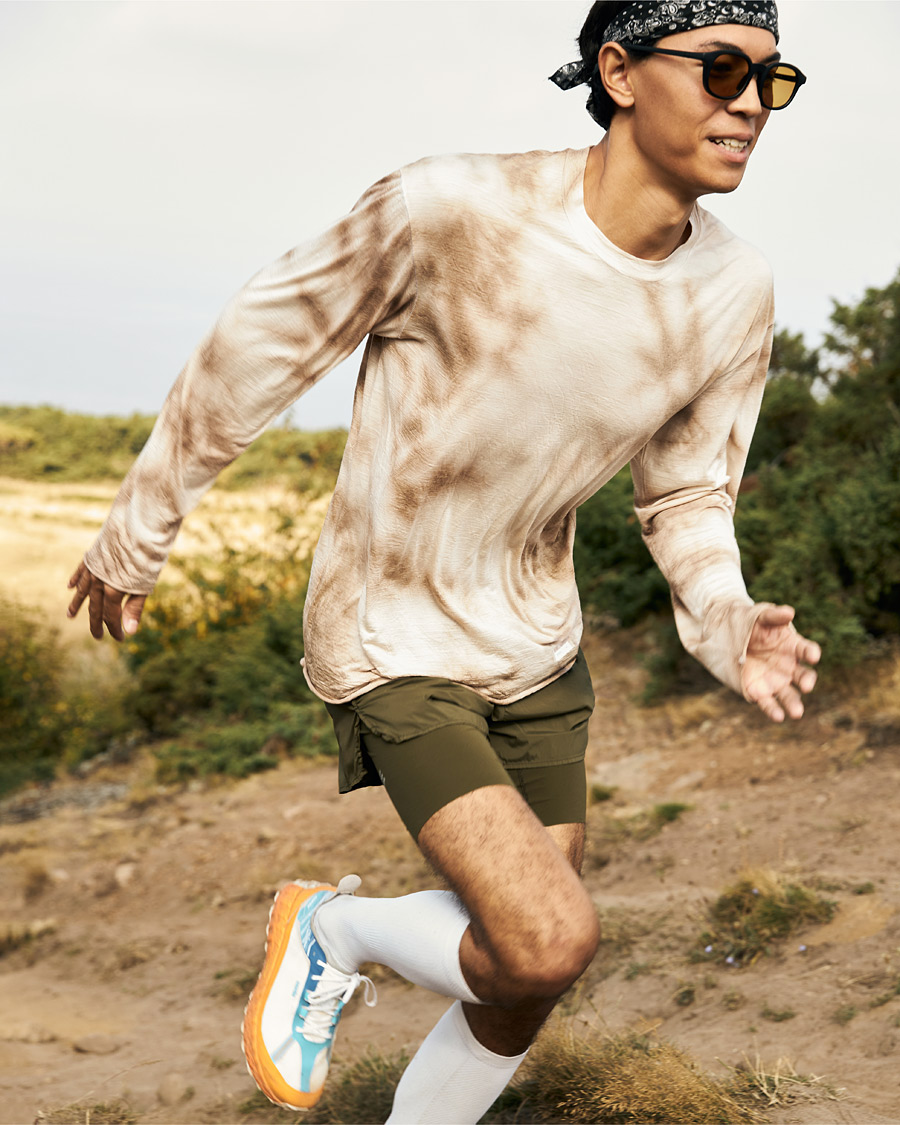 Mies | T-paidat | Satisfy | CloudMerino Long Sleeve T-Shirt Thrush Batik