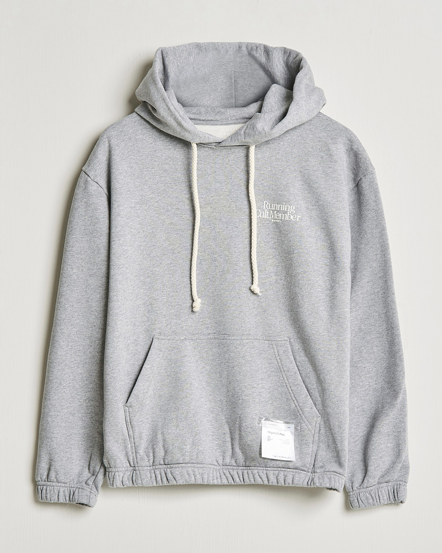 Mies | Puserot | Satisfy | Organic Cotton Hoodie Heather Grey