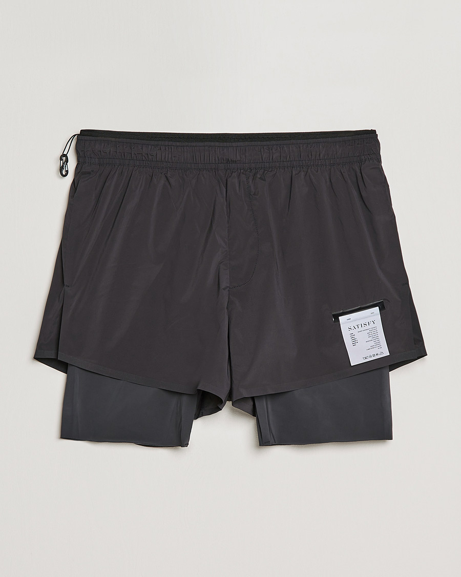 Mies | Shortsit | Satisfy | TechSilk Shorts Black