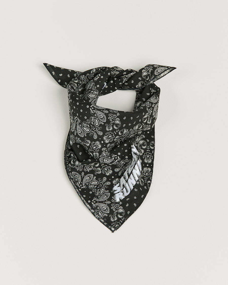 Mies | Satisfy Japanese Cotton Bandana Black | Satisfy | Japanese Cotton Bandana Black