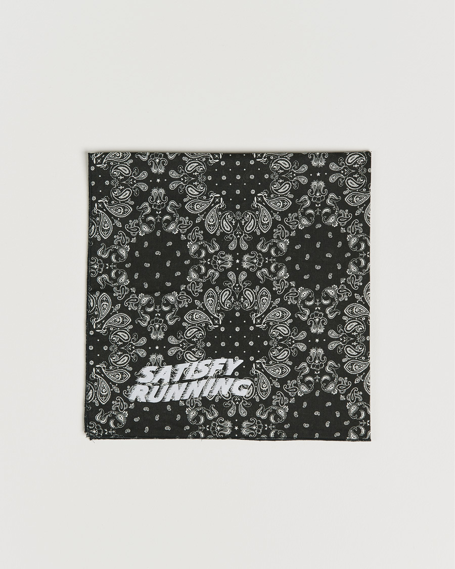 Mies | Satisfy Japanese Cotton Bandana Black | Satisfy | Japanese Cotton Bandana Black