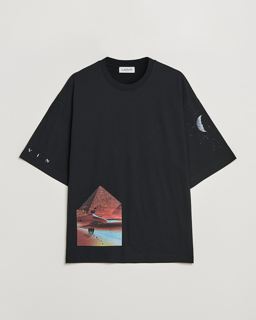 Mies | T-paidat | Lanvin | Sci-Fi Printed T-Shirt Black