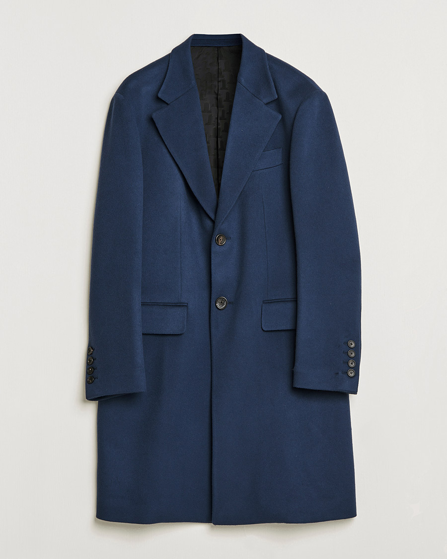 Mies | Takit | Lanvin | Classic Wool Coat Midnight Blue