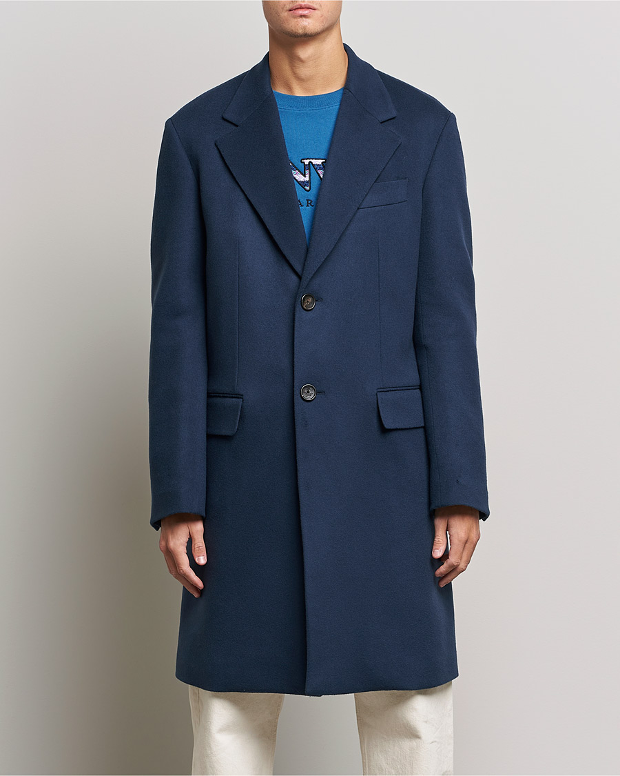 Mies | Lanvin | Lanvin | Classic Wool Coat Midnight Blue