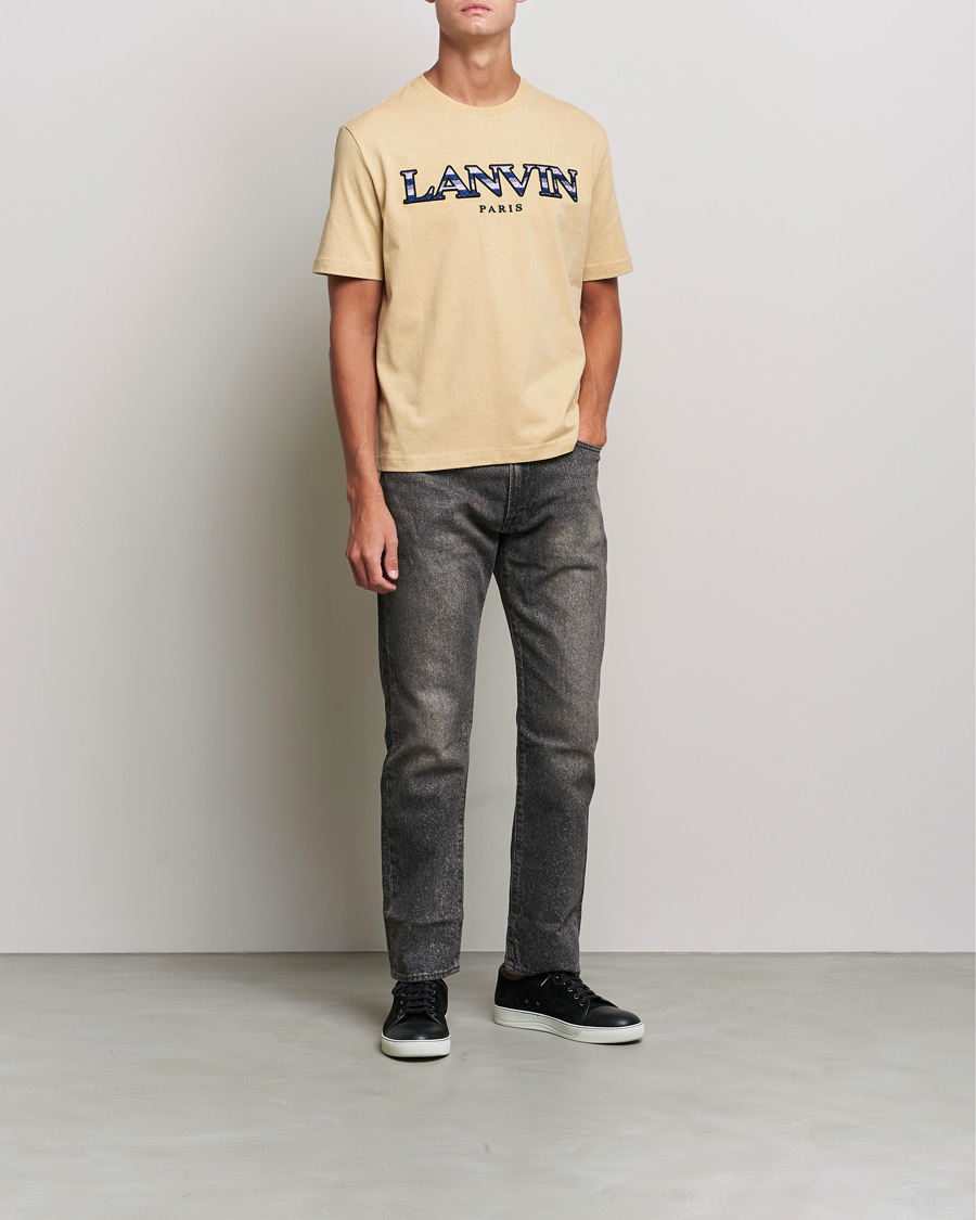 Mies | T-paidat | Lanvin | Curb Logo T-Shirt Beige