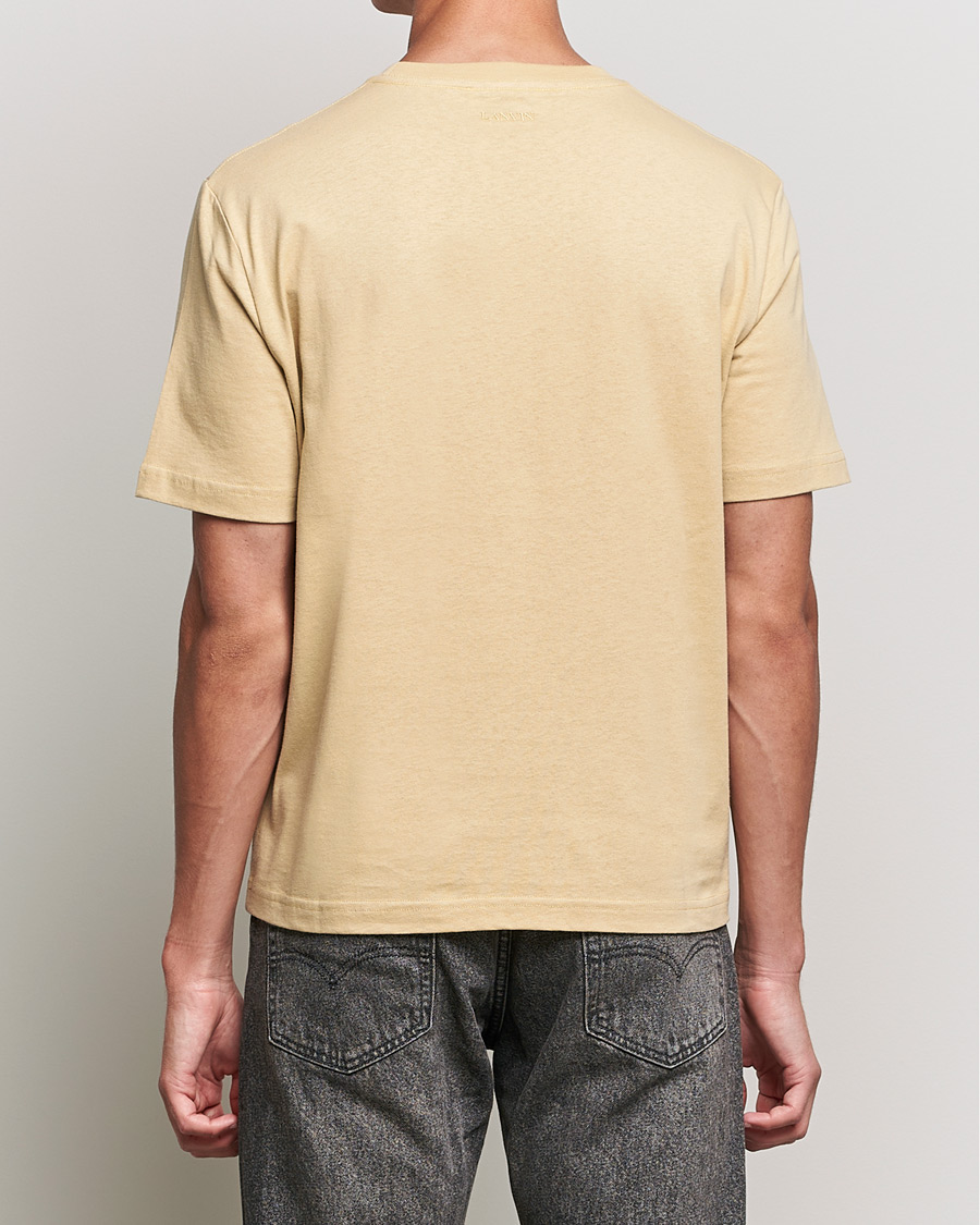 Mies | T-paidat | Lanvin | Curb Logo T-Shirt Beige