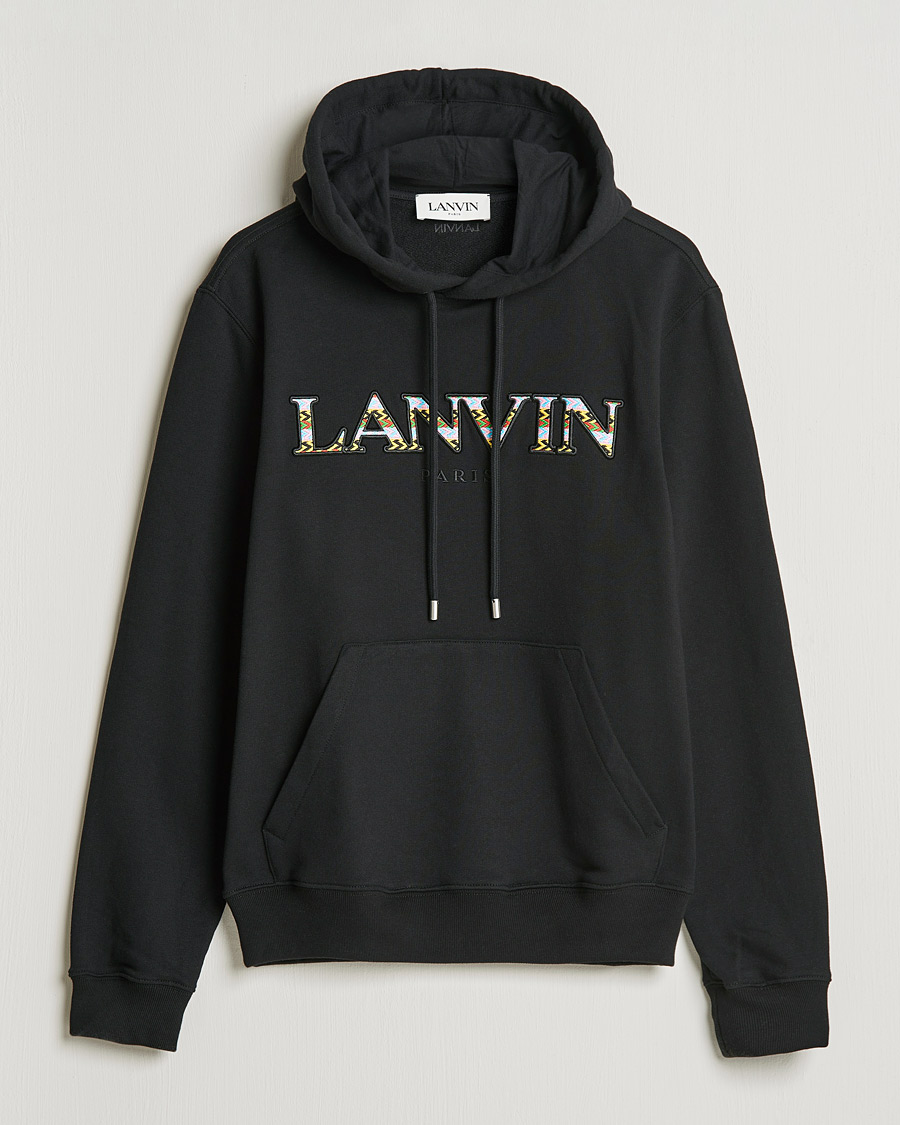 Miehet |  | Lanvin | Curb Logo Hoodie Black