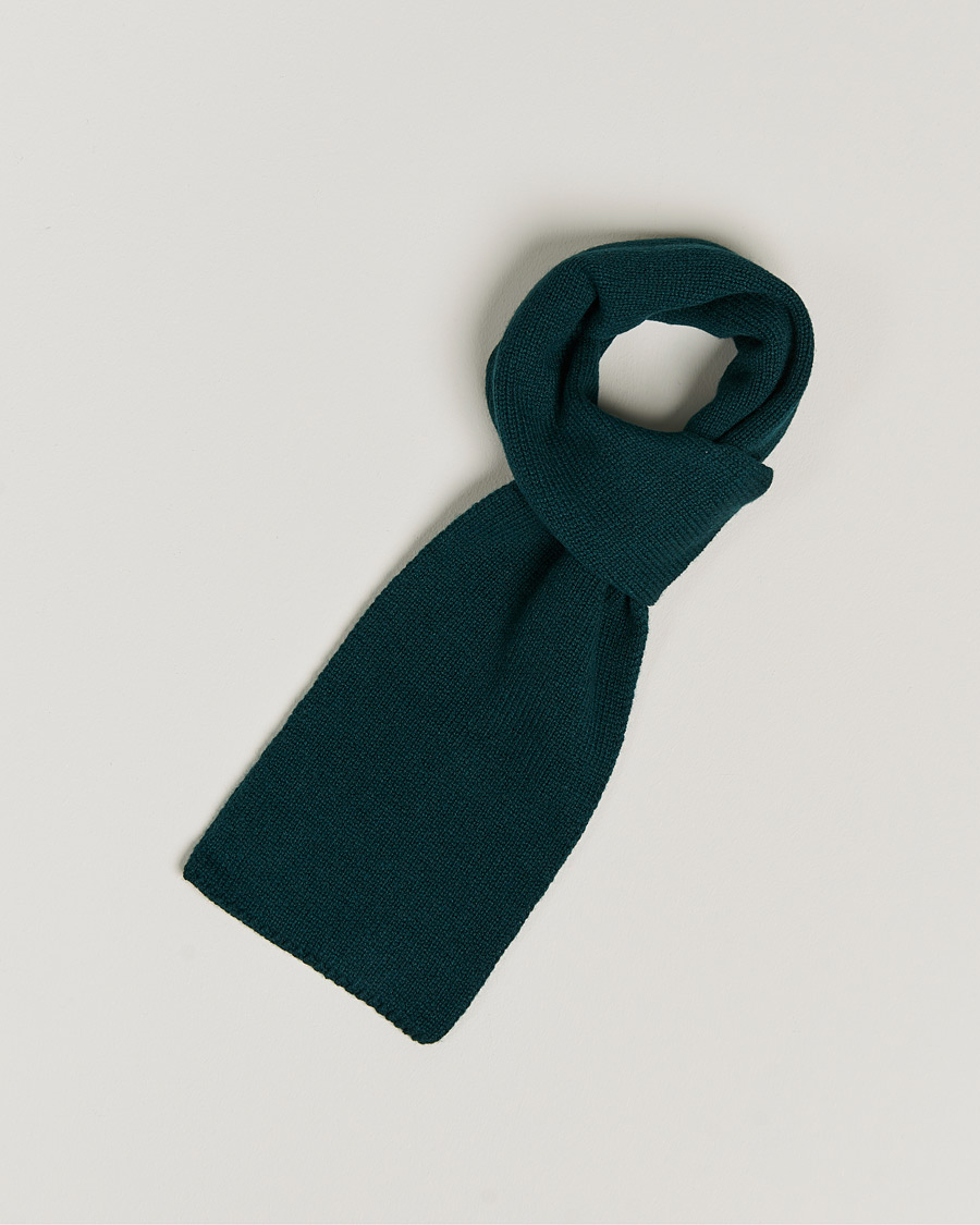Miehet |  | Piacenza Cashmere | Short Loop Cashmere Scarf Racing Green