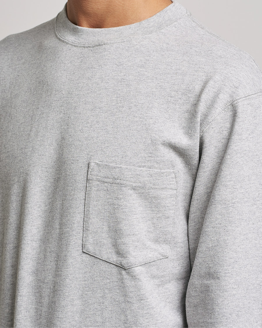 Mies | T-paidat | Snow Peak | Recycled Cotton Heavy L/S T shirt Medium Grey