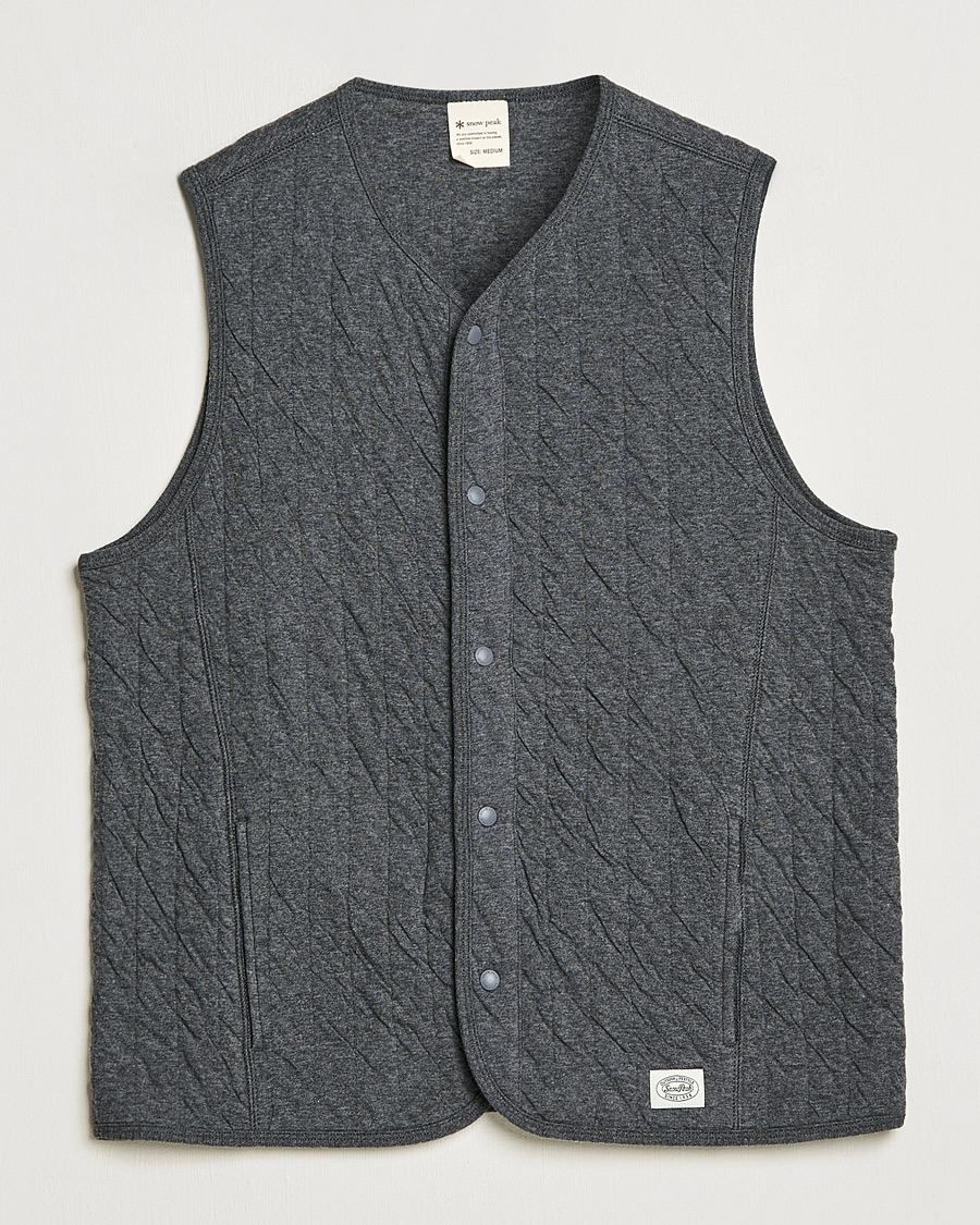 Mies | Puserot | Snow Peak | Natural Warm Stretch Vest Medium Grey