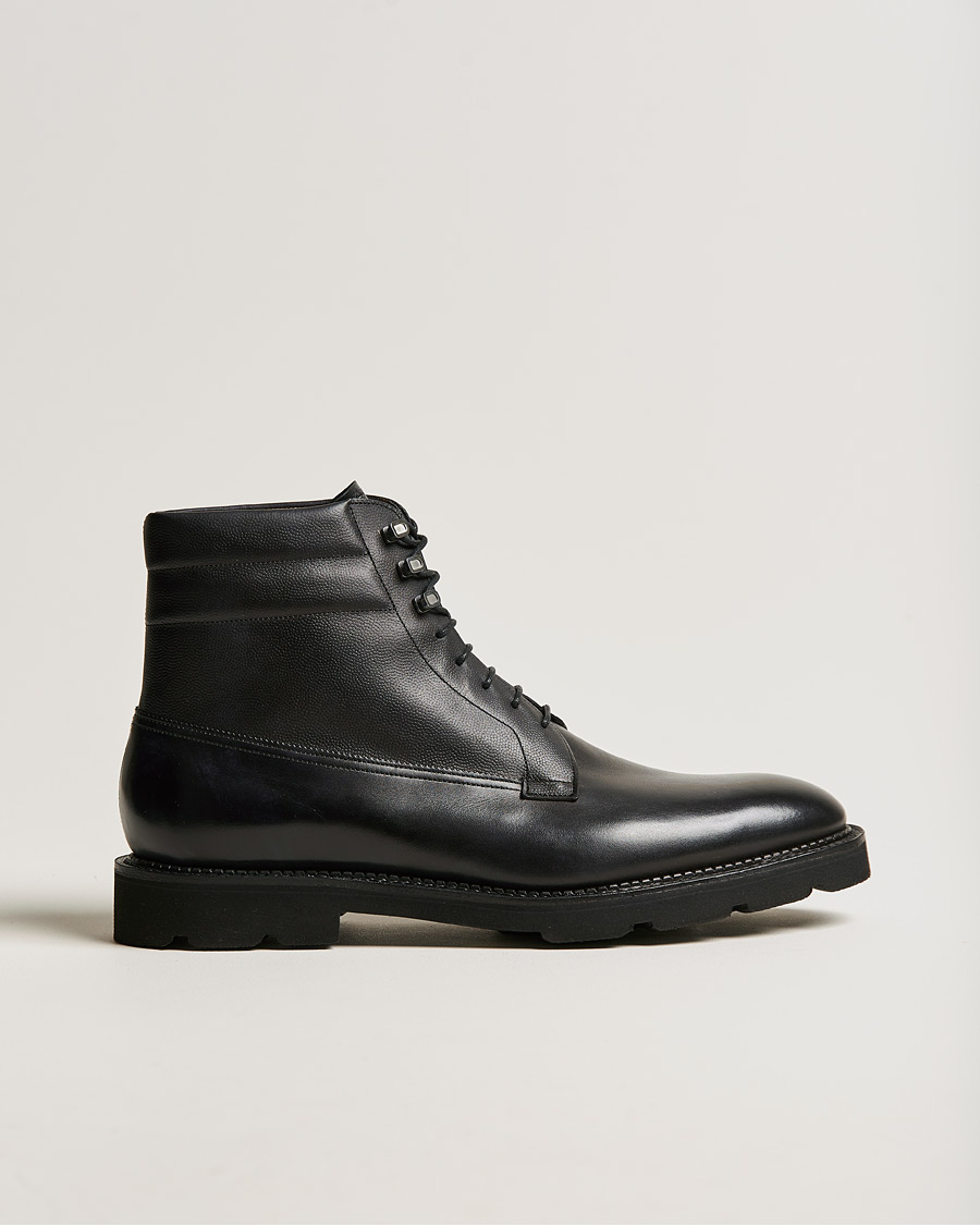 Mies |  | John Lobb | Adler Leather Boot Black Calf