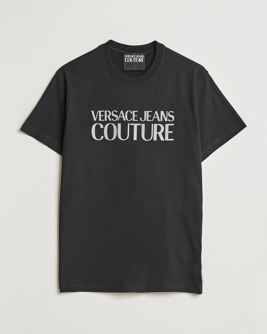 Mies | T-paidat | Versace Jeans Couture | Logo T-Shirt Black/Silver