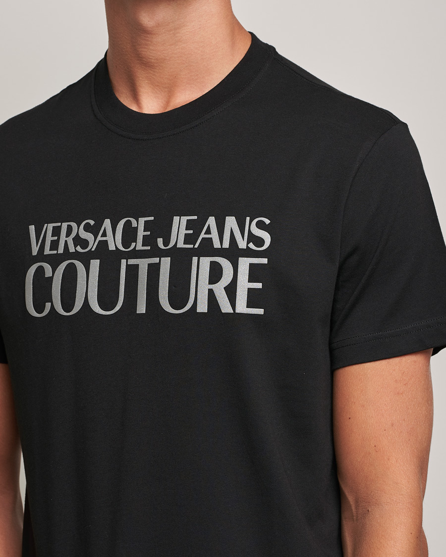 Mies | T-paidat | Versace Jeans Couture | Logo T-Shirt Black/Silver