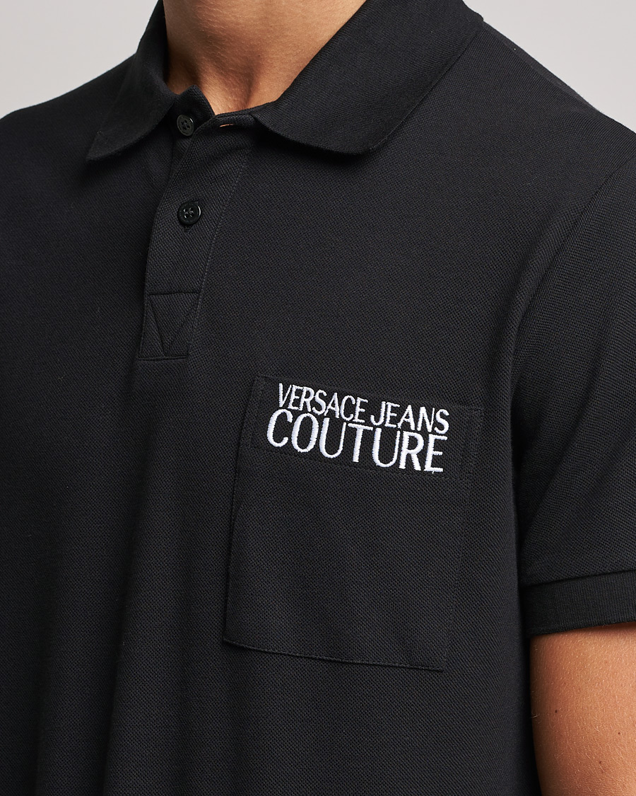 Mies | Pikeet | Versace Jeans Couture | Logo Polo Shirt Black