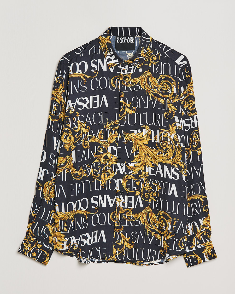 Mies | Kauluspaidat | Versace Jeans Couture | Logo Baroque Shirt Black